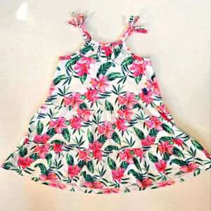 Tommy Bahama little girls tropical floral dress size 3T